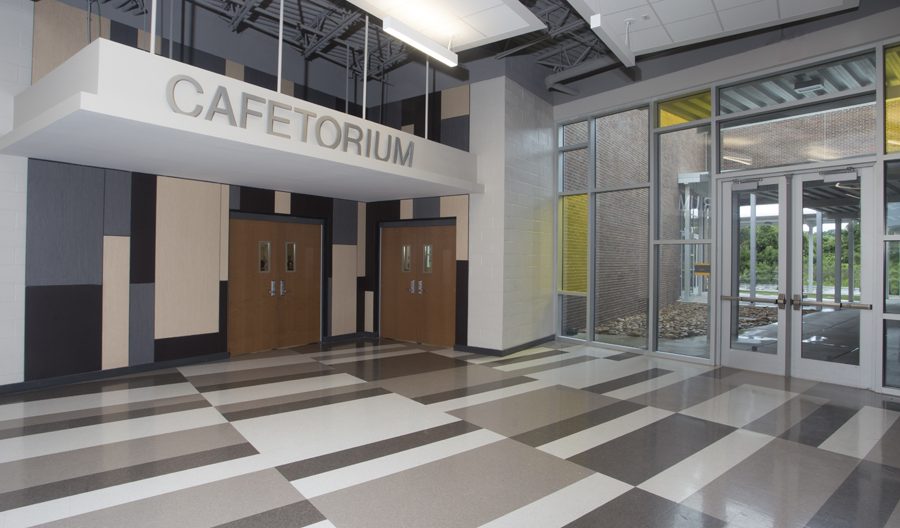 St. Amant Freshman Academy Cafetorium Entrance