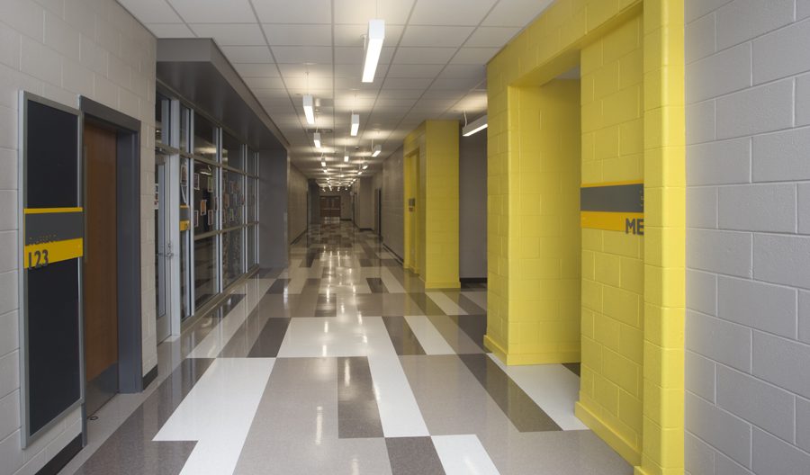 St. Amant Freshman Academy Corridor