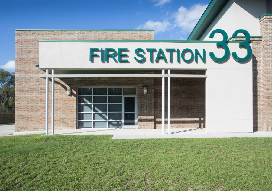 Signage at Fire Station 33