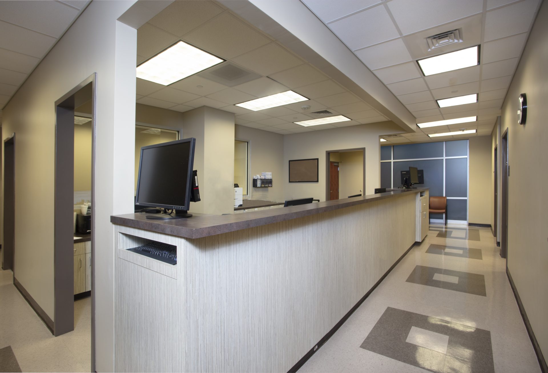 Nurses area at the STEP-In Clinic