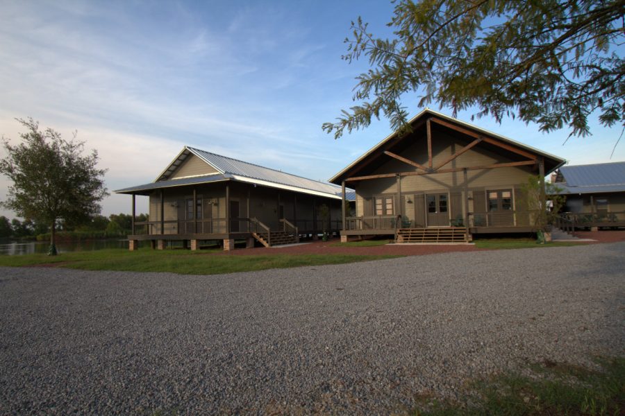 Exterior of Lamar Advertising's Duck Camp.