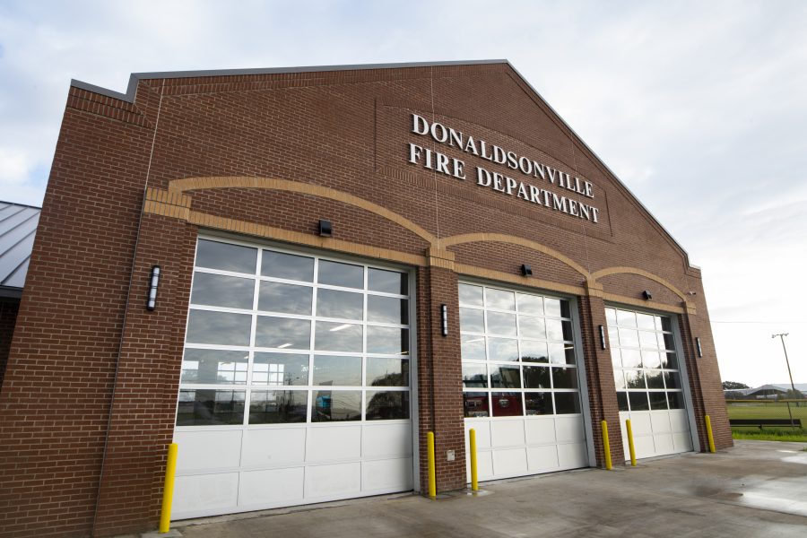 Fire Truck Doors at Donaldsonville Fire Station