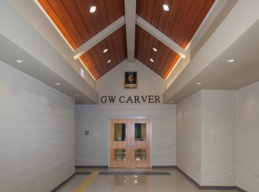 Arched lobby at G.W. Carver Primary