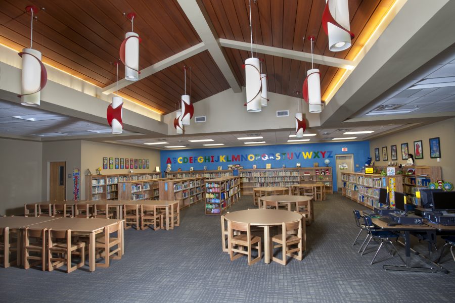 Library at G.W. Carver Primary.