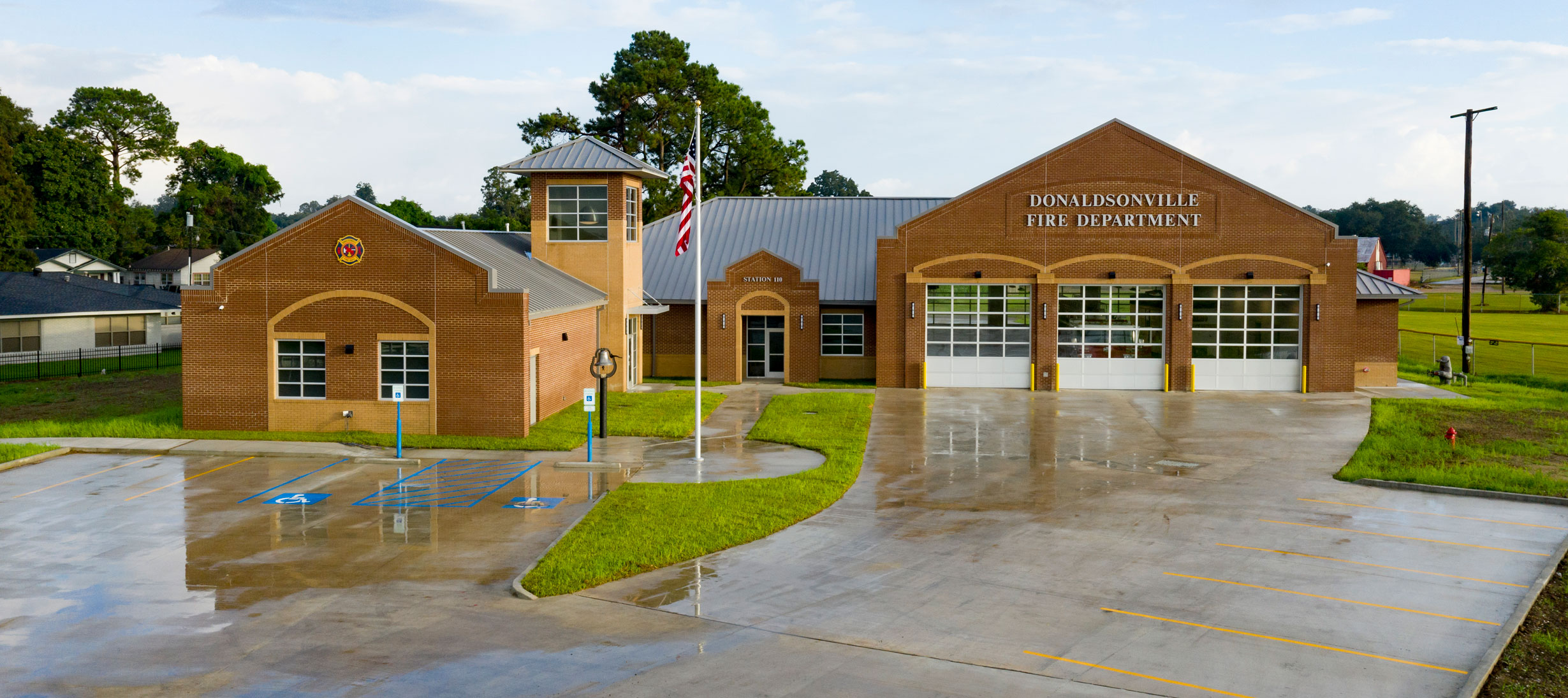 Exterior of Donaldsonville Fire Department