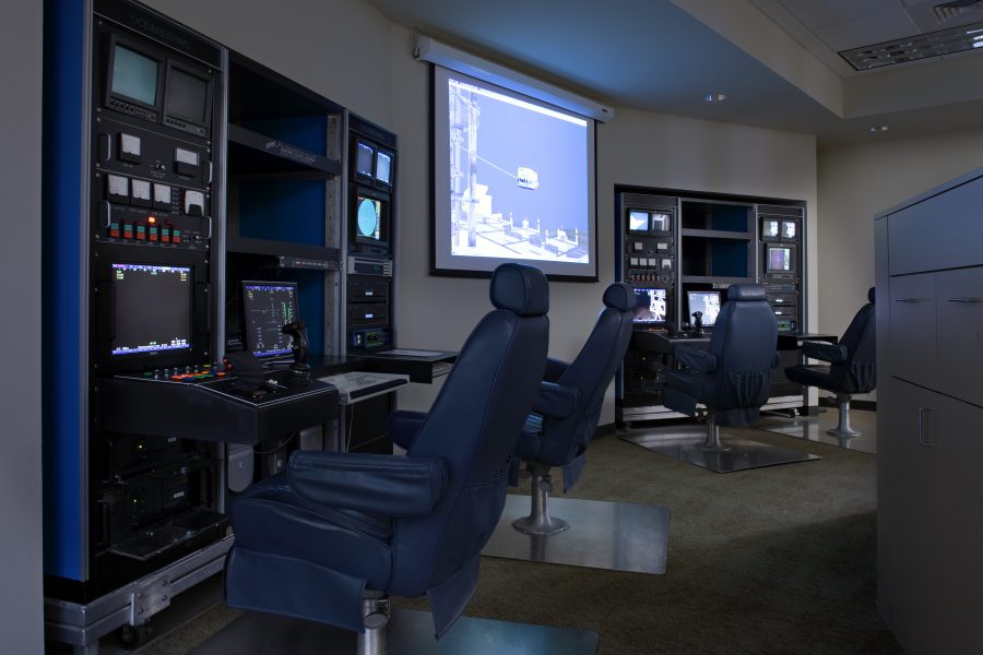 View of control room.